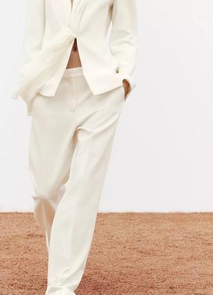 Брюки женские белые zara new