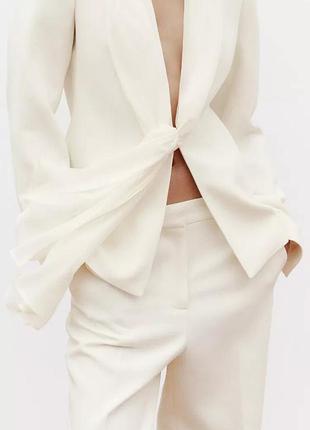 Брюки женские белые zara new4 фото