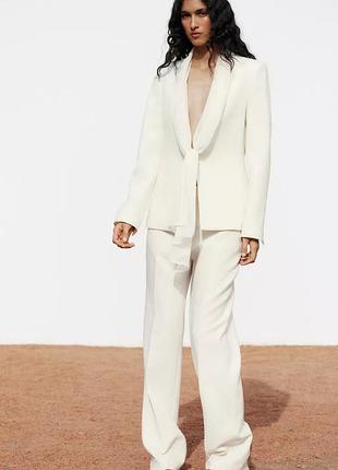 Брюки женские белые zara new3 фото