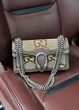 Сумочка dionysus brown small shoulder bag 3