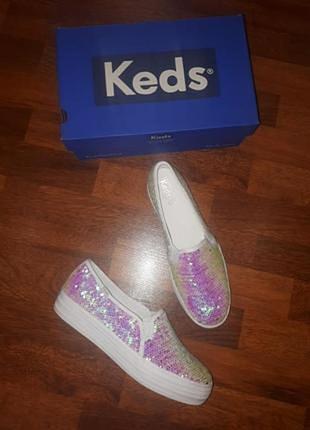 Макасины с поетками keds w8.5-39.5-25.5cm