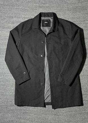Черный классический плащ пальто burton menswear london