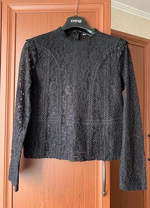 Блуза мереживо zara розмір xs-s
