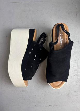 Босоножки на высокой танкетке распродаж