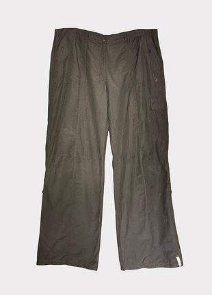 Тонкие широкие спортивные штаны карго