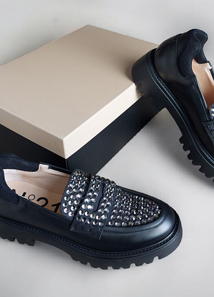 Стильные. туфли лоферы 40р. n 21 италия