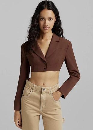 Укороченный пиджак от bershka!