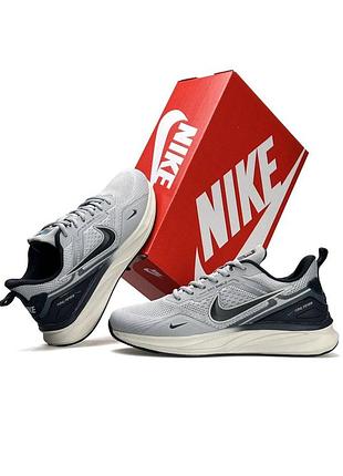 Мужские кроссовки nike air shield pegasus light grey white