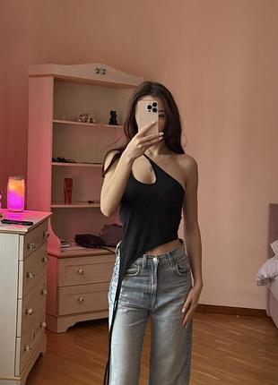 Черная майка xs/s