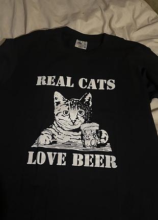 Футболочка с котиком 🍻