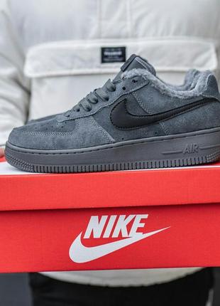 Кросівки nike air force 1 Mens fur кросівки черевики черевики10 фото