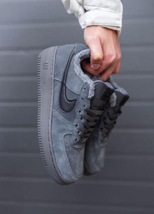 Кросівки nike air force 1 Mens fur кросівки черевики черевики3 фото