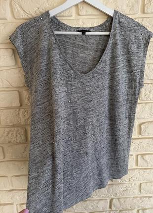 Massimo dutti футболка льон