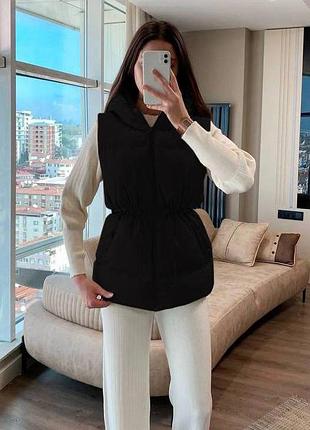 Жилетка на затяжках