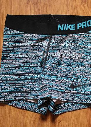 Женские короткие спортивные шорты nike pro short static 3 w femme