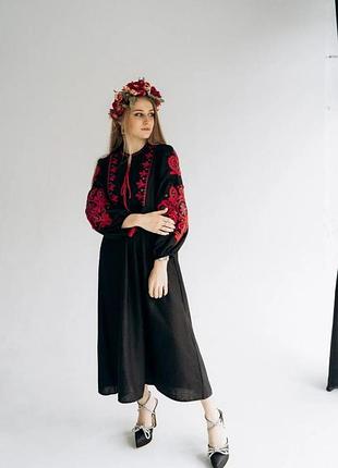 Жіноча вишиванка, вишите плаття, вишита сорочка, s, m