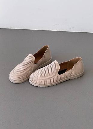 Лоферы с перфорацией barefoot