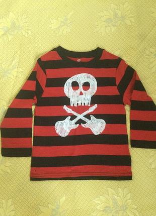 Полосатой футболка для мальчика