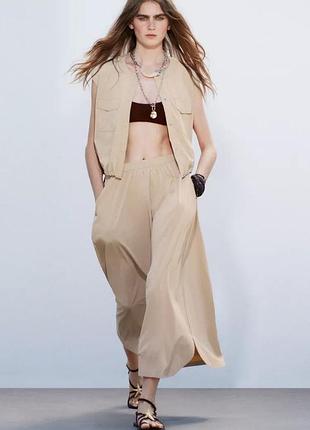 Довгі спідниця бежева zara new