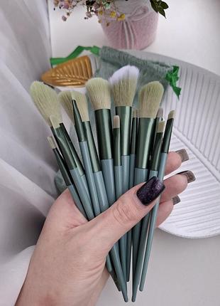 Набор кистей для макияжа в мешочке 13 шт