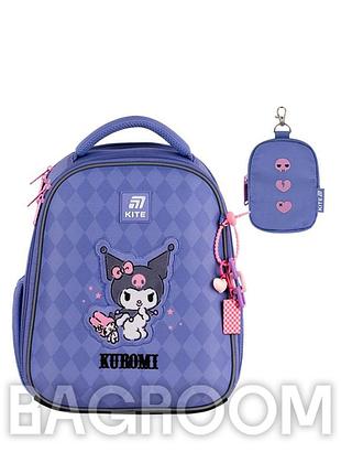 Рюкзак шкільний каркасний kite education kuromi hk25-555s-2