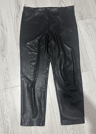 Брюки эко кожа zara хл