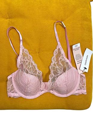 Кружевной бюстгальтер 30с (65с) calvin klein оригинал