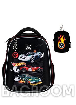 Рюкзак шкільний каркасний kite education hot wheels hw25-555s