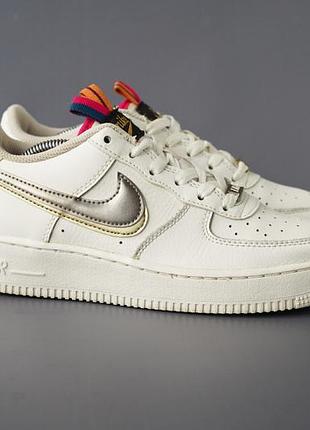 Кросівки жіночі шкіряні nike air force 1 lv8 double swoosh лімітовані розмір 38-39