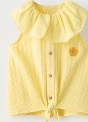 Блузка з  великим коміром