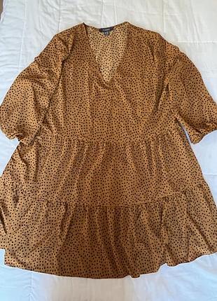 Платье платье туника ярусное primark р.20