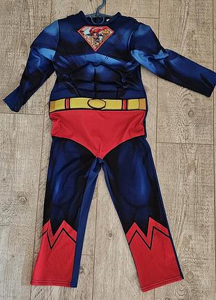 Костюм супермена 5-6 лет