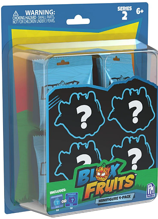 Blox fruits s2 блокс фрут мини фигурки сюрприз minifigure 4-pack dlc
