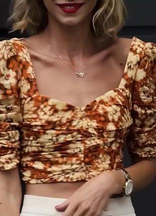 Топ блуза zara