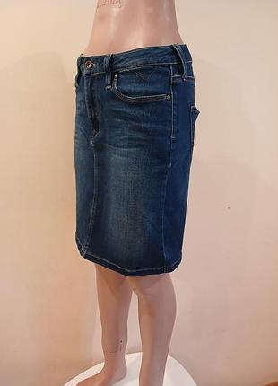 Брендовая джинсовая юбка, юбка