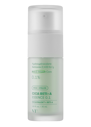 Vt cosmetics cica reti-a essence 0.1% есенція для обличчя з ретинолом, 30 мл