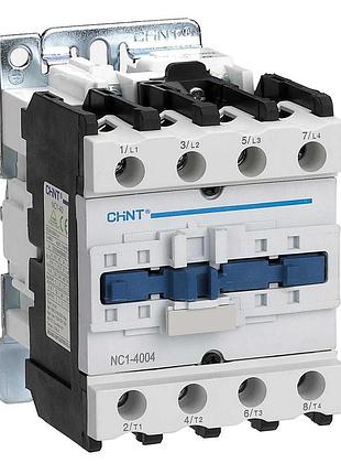 Контактор chint nc1-4011 40а, 230v 50hz 1no+1nc, магнитный пускатель