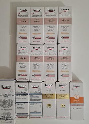 Набор дневной крем против пигментации кожи с тонирующим эффектом eucerin anti-pigment tinted spf 30