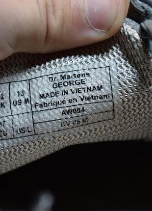 Dr. martens george 2-eye мужские замшевые туфли ботинки кроссовки обуви оригинал 47-48 р. / 30 см 9