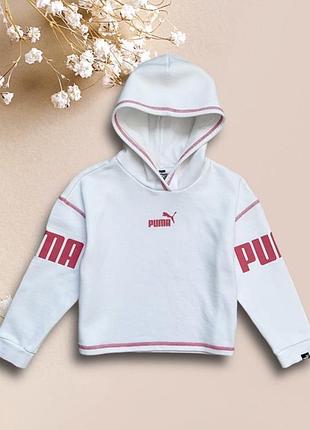 Реглан-топ, худі, кофта puma на дівчинку