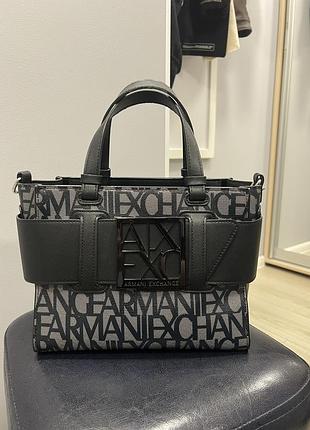 Сумка armani exchange чорна