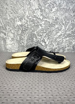 George soft soles вьетнамки 41 размер кожаные черные оригинал