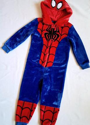 Людина-павук marvel george spiderman карнавальний костюм домашній комбінезон на 3-4 роки
