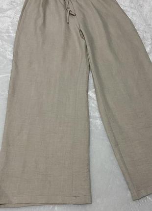 Брюки палаццо бежеві брюки брюки