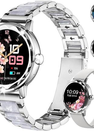 Розумний годинник для жінок із функцією здійснення/відповідання на виклик, регульовані фітнес-годинник з 1,2-дюймовим