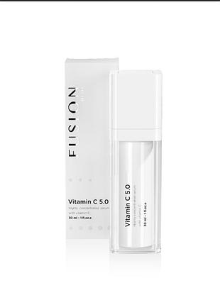 Освітлююча та колагеностимулююча нічна сироватка - ресурфейсер fusion meso vitamin c 5.0