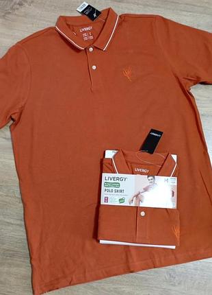 Мужская футболка поло от livergy m(48/50) xl (54/56)