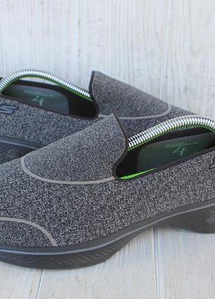 Облегченные кроссовки слипоны skechers go walk 4 сша 40р кросівки
