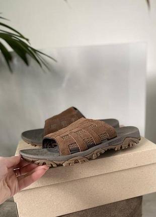 Шльопанці шкіряні оригінал merrell j033227