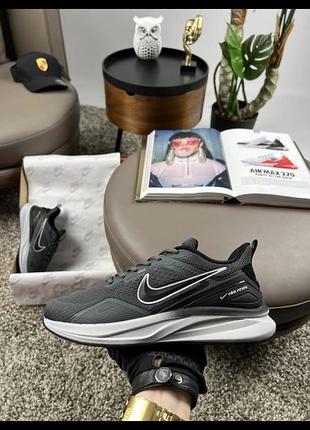 Мужские кроссовки nike air shield pegasus dark grey white